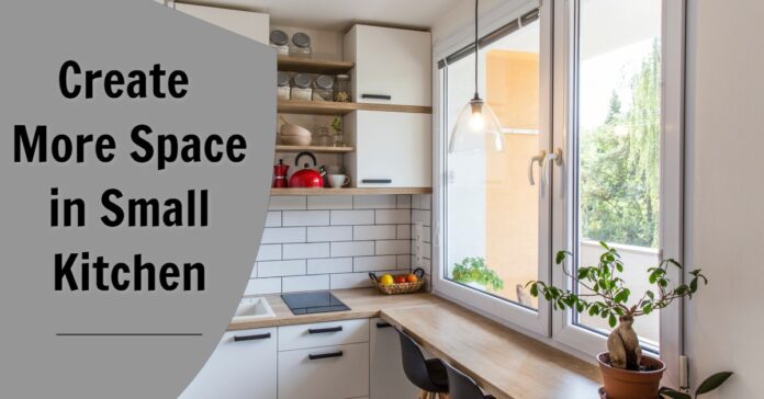 Create more space in small kitchen Create more space in small kitchen