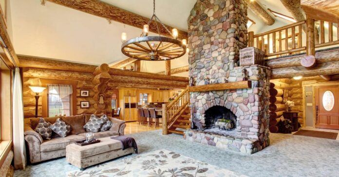 Decorate rustic style in modern home Decorate rustic style in modern home