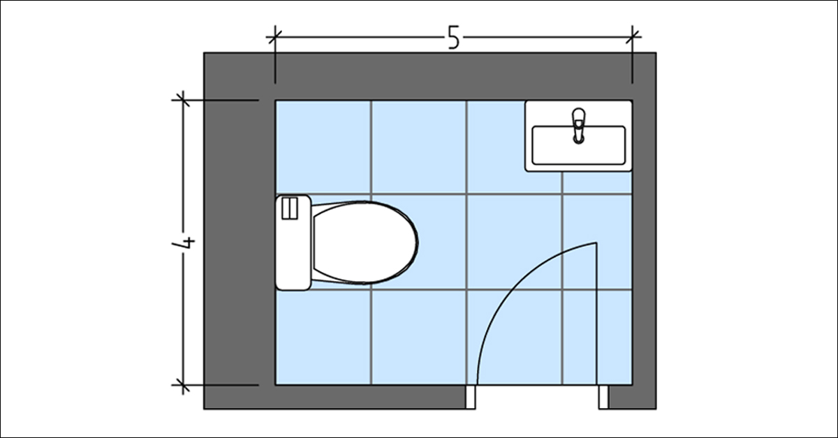 Plan with a Door on the Long Side