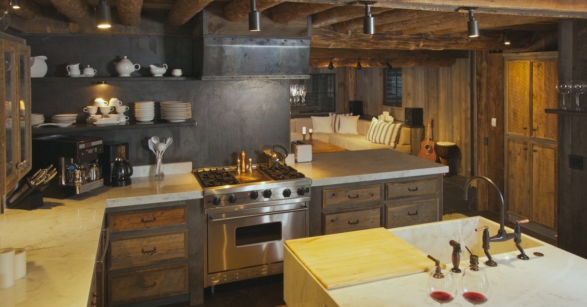 Rustic style kitchen