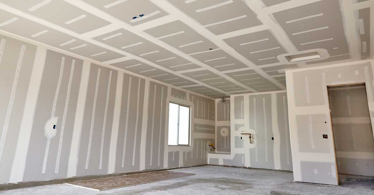 Drywall stage and timing for building house