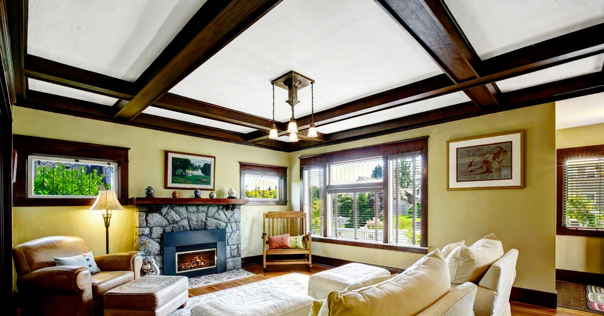 Main things to consider before building coffered ceiling