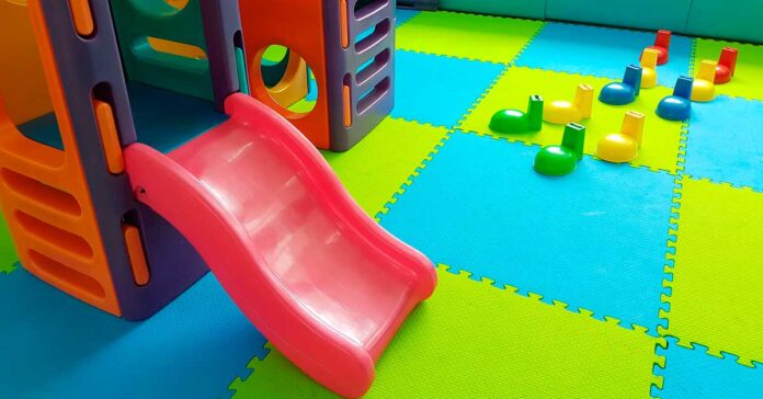 Rubber tiles for kids area or gym Rubber tiles for kids area or gym