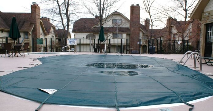 Pool in the Winter Pool in the Winter